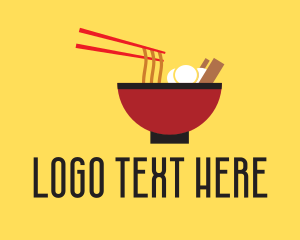 Asian - Noodle Bowl Restaurant logo design