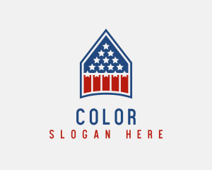 Patriotism - Patriotic House Residence logo design