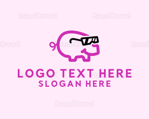 Cool Pig Sunglasses Logo