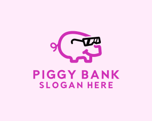 Cool Pig Sunglasses logo design