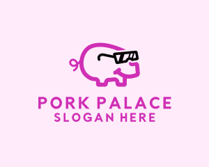 Cool Pig Sunglasses logo design