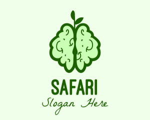 Natural Brain Health  logo design
