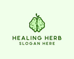 Natural Brain Health  logo design