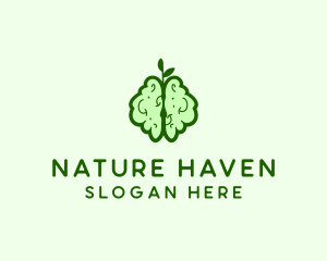 Natural Brain Health  logo design