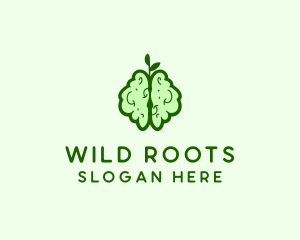 Natural Brain Health  logo design