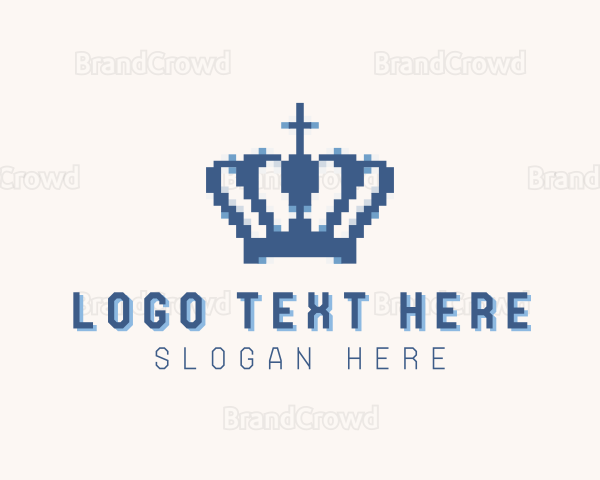 Tiara Crown Pixel Logo