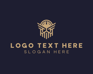 Golden Mythology God logo design