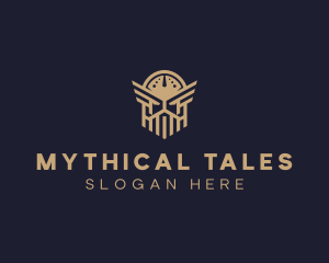 Golden Mythology God logo design