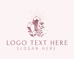 Flower - Gradient Luxe Gemstone logo design