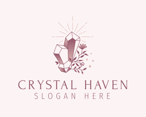 Gradient Luxe Gemstone logo design