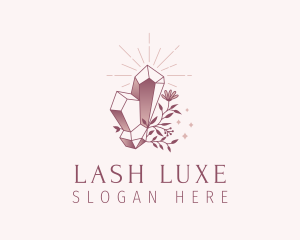 Gradient Luxe Gemstone logo design