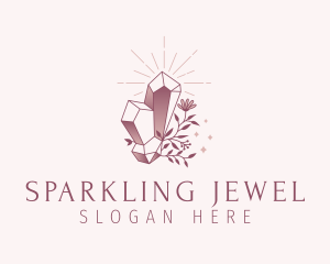 Gradient Luxe Gemstone logo design