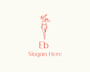 Fashion Show - Woman Fashion Model logo design