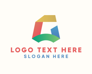 Origami - Modern Tech Letter G logo design