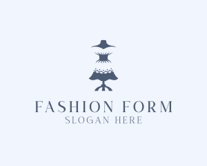 Tailor Dressmaker Mannequin Couture logo design