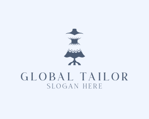 Tailor Dressmaker Mannequin Couture logo design