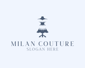 Tailor Dressmaker Mannequin Couture logo design