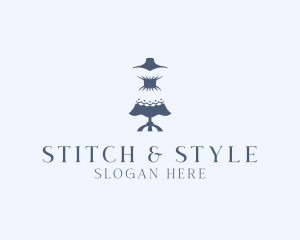 Tailor Dressmaker Mannequin Couture logo design