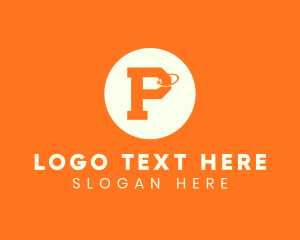 E Commerce - Price Tag Letter P logo design