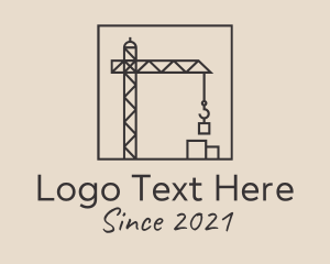 Storehouse - Crane Cargo Shipping logo design