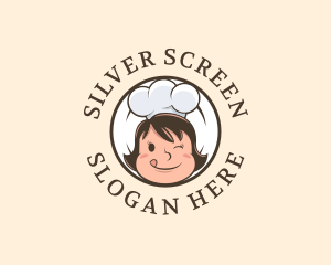 Dessert - Smiling Restaurant Cook logo design