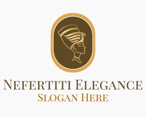 Egyptian Queen Bust logo design