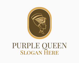 Egyptian Queen Bust logo design