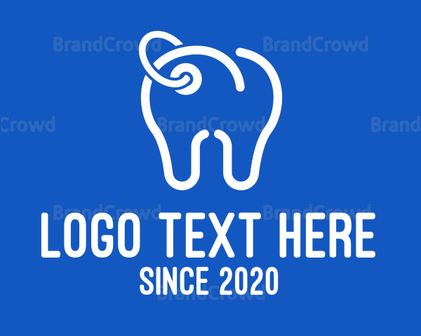 Dental Clinic Price Tag Logo