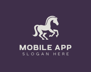 Wild Horse - Equestrian Stallion Horse logo design
