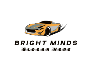 Racing - Drag Racing Supercar Vehicle logo design