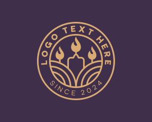 Candle Maker - Candlelight Decor Souvenir logo design