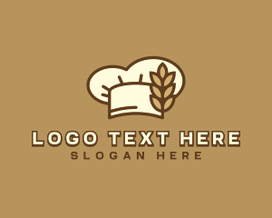 Diner - Wheat Chef Hat logo design