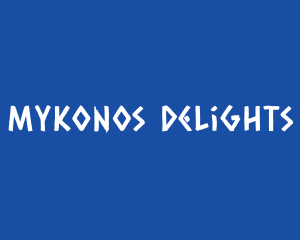 Mykonos - Traditional Greek  Tribal logo design