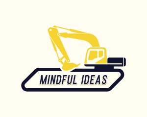 Construction Excavator Machinery Logo