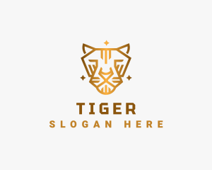 Wild Cat Tiger logo design
