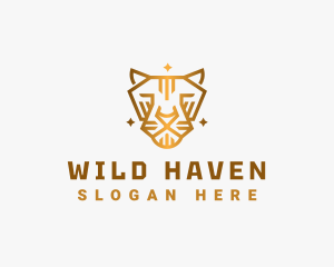 Wild Cat Tiger logo design