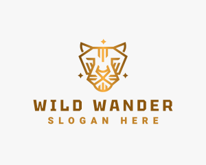 Wild Cat Tiger logo design