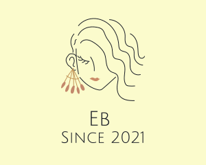 Etsy - Fashion Earring Makeup Lady logo design