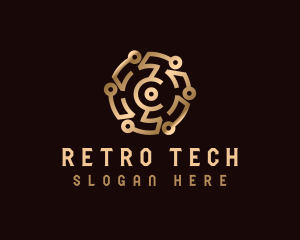 Cryptocurrency Digital Tech logo design