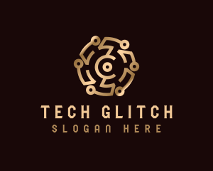 Cryptocurrency Digital Tech logo design