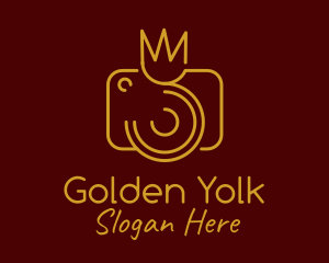 Golden Crown Camera logo design