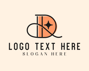 Vintage Shop - Clothing Stylist Letter D logo design