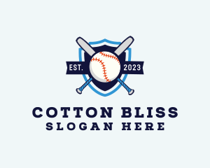 Baseball Sports Shield logo design