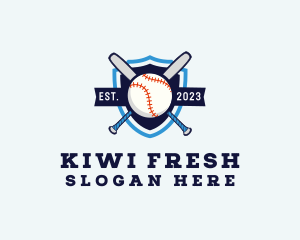 Baseball Sports Shield logo design