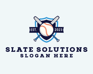 Baseball Sports Shield logo design