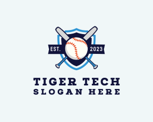 Baseball Sports Shield logo design