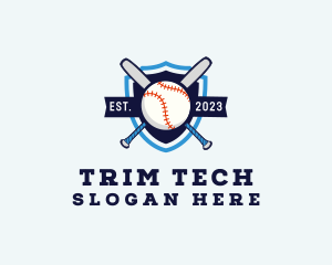 Baseball Sports Shield logo design