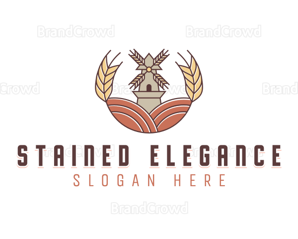 Organic Flour Farm Logo