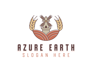 Organic Flour Farm Logo