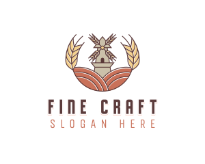 Organic Flour Farm Logo